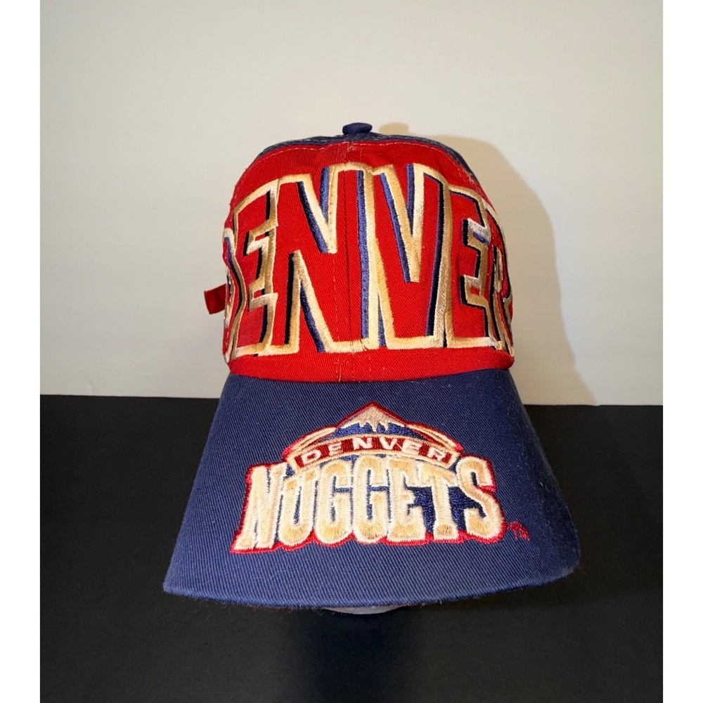Vintage Denver Nuggets The Game Strapback Hat NBA Limited Edition 90's